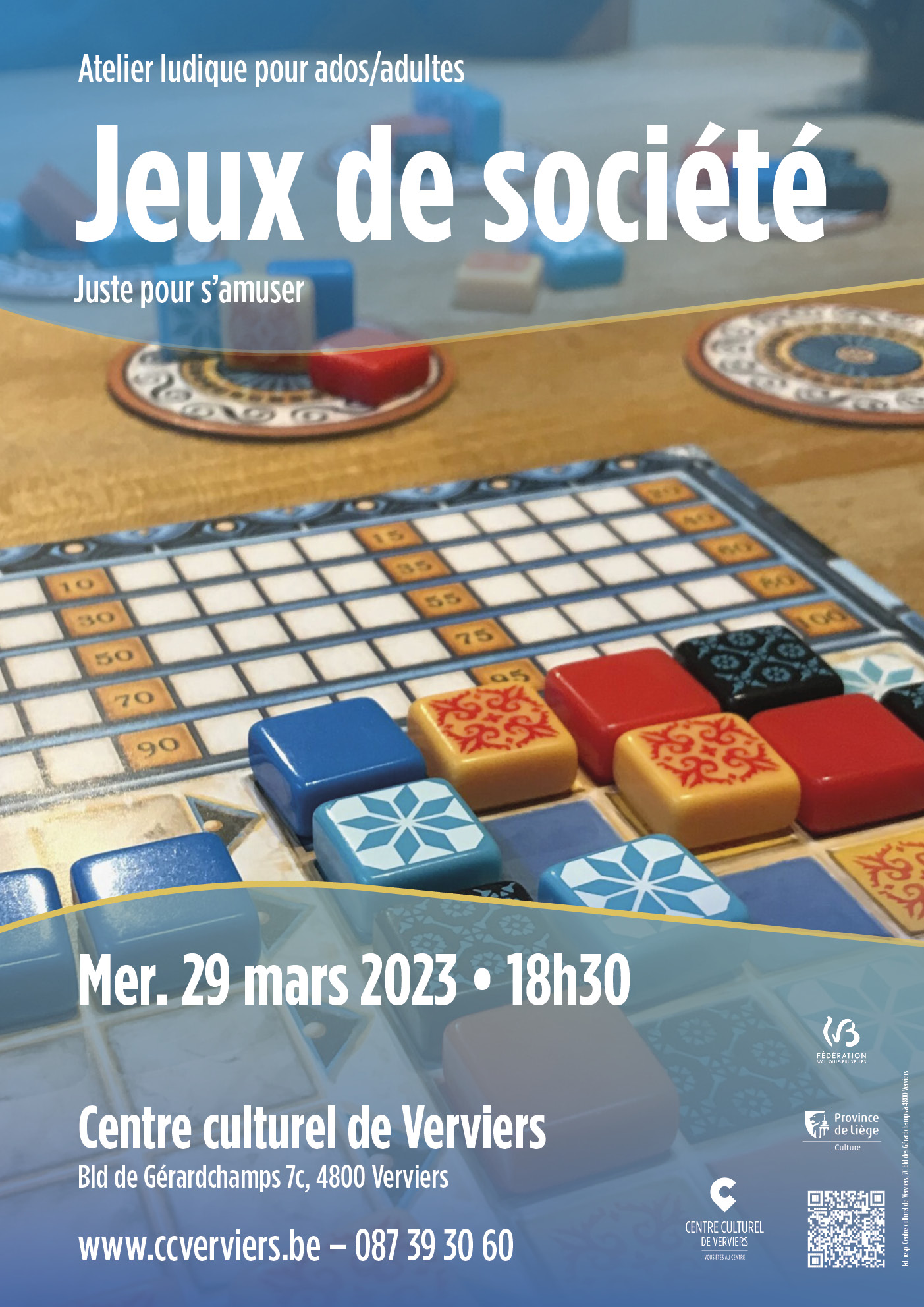 Jeux de société, Atelier • Ados/Adultes